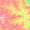 Mappa topografica Latur, altitudine, rilievo