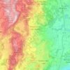 Mappa topografica Polpenazze del Garda, altitudine, rilievo
