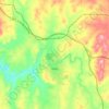 Mappa topografica Yass, altitudine, rilievo