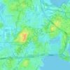 Mappa topografica Tapiola, altitudine, rilievo