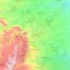 Mappa topografica Bushbuckridge, altitudine, rilievo