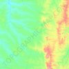 Mappa topografica Dois Irmãos do Tocantins, altitudine, rilievo
