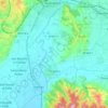 Mappa topografica Torgiano, altitudine, rilievo