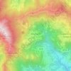 Mappa topografica Brumano, altitudine, rilievo