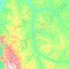 Mappa topografica Rio Sono, altitudine, rilievo
