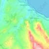 Mappa topografica Casteldaccia, altitudine, rilievo