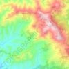 Mappa topografica Gioi, altitudine, rilievo