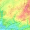 Mappa topografica Ville-sur-Haine, altitudine, rilievo