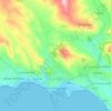 Mappa topografica Porto Empedocle, altitudine, rilievo