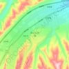 Mappa topografica 南川工业园, altitudine, rilievo