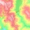 Mappa topografica Campolattaro, altitudine, rilievo