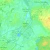Mappa topografica Nivelle, altitudine, rilievo