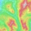Mappa topografica Valganna, altitudine, rilievo