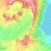 Mappa topografica Valentano, altitudine, rilievo