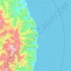 Mappa topografica Don Marcelino, altitudine, rilievo