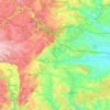 Mappa topografica Pulkau, altitudine, rilievo