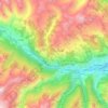 Mappa topografica Avise, altitudine, rilievo