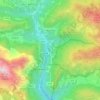 Mappa topografica Azzone, altitudine, rilievo