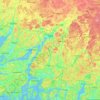 Mappa topografica Salo, altitudine, rilievo