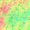 Mappa topografica 吉首市, altitudine, rilievo