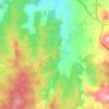Mappa topografica Shepherds Flat, altitudine, rilievo