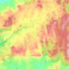 Mappa topografica Strathbogie, altitudine, rilievo