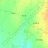 Mappa topografica 官庄镇, altitudine, rilievo