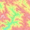 Mappa topografica Dho, altitudine, rilievo