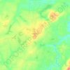 Mappa topografica Fairfield Glade, altitudine, rilievo