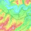 Mappa topografica Niella Tanaro, altitudine, rilievo