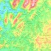 Mappa topografica Mostardas, altitudine, rilievo