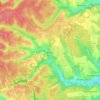 Mappa topografica Szalafő, altitudine, rilievo