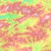 Mappa topografica Mudurnu, altitudine, rilievo