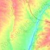 Mappa topografica Chozas de Canales, altitudine, rilievo