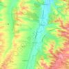 Mappa topografica Seissan, altitudine, rilievo