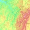 Mappa topografica Белая, altitudine, rilievo