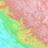 Mappa topografica Himachal Pradesh, altitudine, rilievo