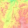 Mappa topografica Tocantins, altitudine, rilievo