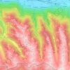 Mappa topografica Fusine, altitudine, rilievo