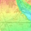 Mappa topografica Galliate, altitudine, rilievo