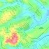 Mappa topografica Tijuca, altitudine, rilievo