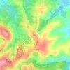 Mappa topografica Avonsleigh, altitudine, rilievo
