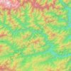 Mappa topografica Kra Daadi District, altitudine, rilievo