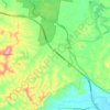 Mappa topografica Cooroy, altitudine, rilievo