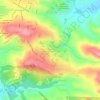 Mappa topografica Condomínio Gran Royalle, altitudine, rilievo