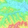 Mappa topografica Picciano, altitudine, rilievo