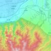 Mappa topografica 孟塬镇, altitudine, rilievo