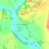 Mappa topografica Turtleford, altitudine, rilievo