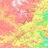 Mappa topografica Serraria, altitudine, rilievo