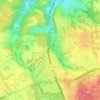 Mappa topografica East Norwich, altitudine, rilievo